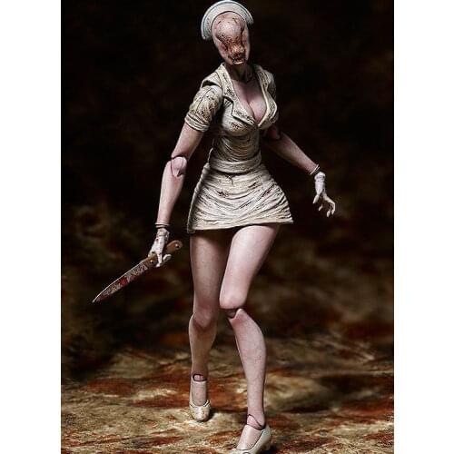 Silent Hill 2 Figure Figma SP061 Pyramid Head Bubble Head Nurse 15cm PVC Action Figure Doll Toys Kids Gift Brinquedos