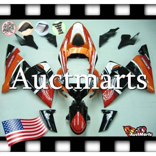 For Kawasaki Ninja ZX10R 2004 2005 04 05 Injection Plastic Fairing Kit (P/N:3d37)