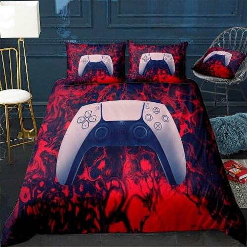 PS5 Controller Duvet Cover Twin/Queen/King Size Luxury Comforter Bedding Set With Pillowcase Home Bed Decora Dropshipping