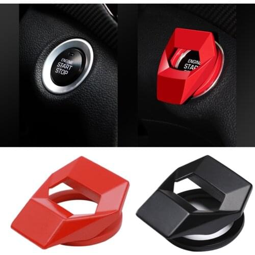Car Engine Start Stop Button Cover for Subaru Forester SK SJ Outback Legacy Impreza XV BRZ WRX STI Tribeca Trezia