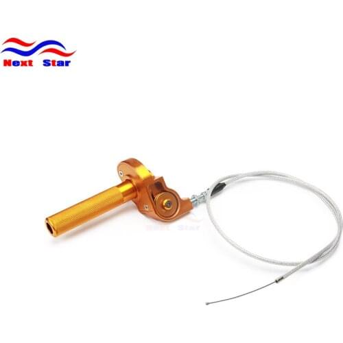 Motorcycle CNC Wister Throttle & Cable Line For SUZUKI HONDA KAWASAKI KTM YAMAHA Stomp CRF50 XR50 Pit Bike Dirt-bike