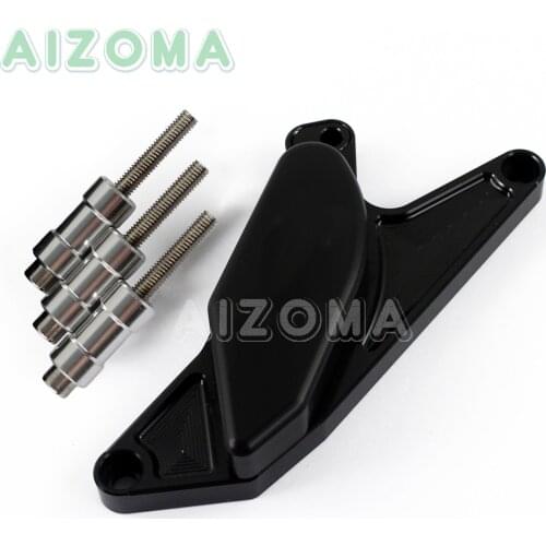 Motorcycle Black Engine Stator Cover Crash Pads Frame Slider Protector Kit For Suzuki B-king B king 2008-2010 2011 2012 2013