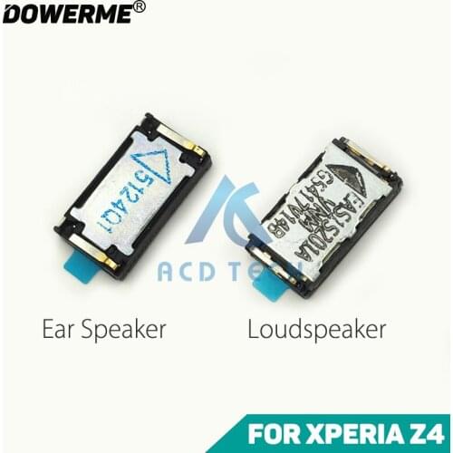 Dower Me Top Ear Speaker Bottom Loudspeaker Receiver With Waterproof Adhesive For SONY Xperia Z4 Z3+ Dual E6553 E6533 SOV31