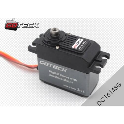 Goteck DC1614SG Digital Metal Gear 53g 14kg-cm-16kg-cm High Torque Coreless Servo for RC Car Model/ Fixed-wing Aircraft/Airplane