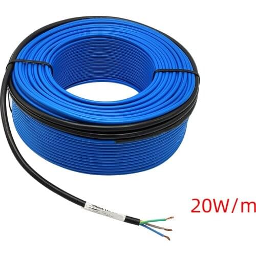 Thermostat Optional CE Approved Fluoropolymer Insulated Alloy Heating Cable/Wire used for Various underfloor warming