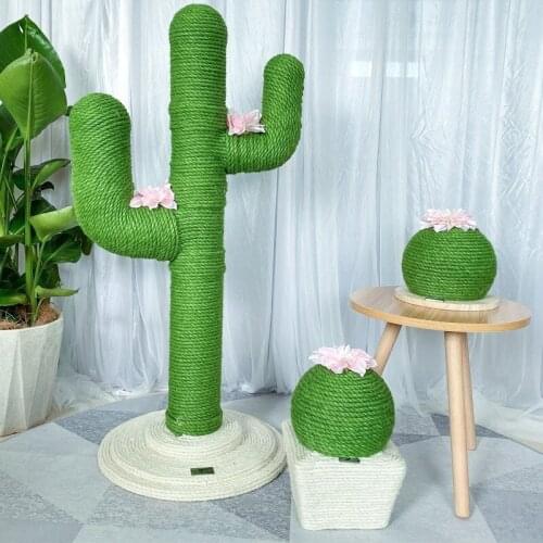 Home pet supplies Cactus cat climbing frame cat scratching post grinding claws pet climbing frame cat tree climbing frame