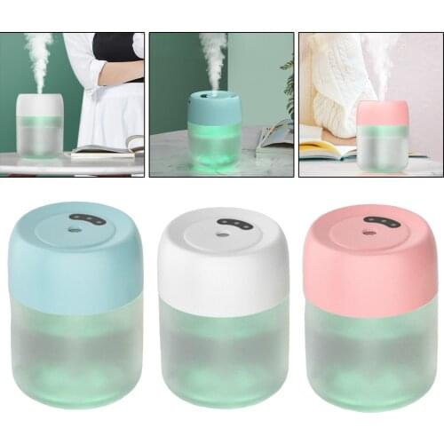 Ultrasonic USB Mini Humidifier Cool Mist Quiet for Bedroom Desktop Home Office Travel Car Small Rooms Auto Shut-Off