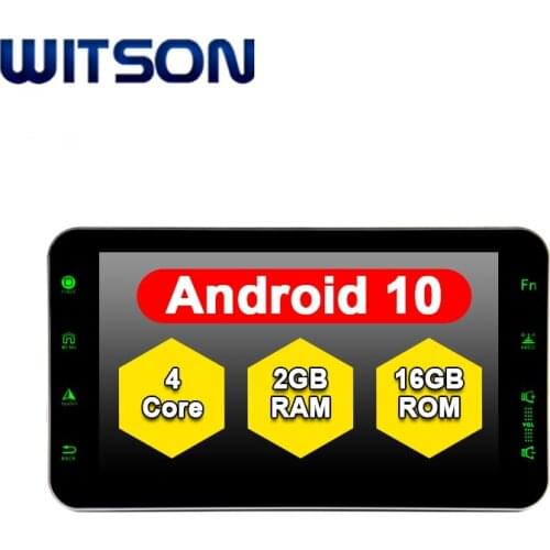 WITSON ANDROID 10.0 For Universal One Din DVD (New Arrival) 2G RAM 16GB ROM Built-in DSP car radio 2 din car stereo