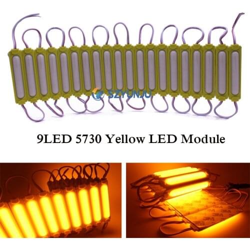 2W 5730 Yellow injection led module 60 degrees DC12V Waterproof LED Module lighting Led Sign Backlights For Channel Letters