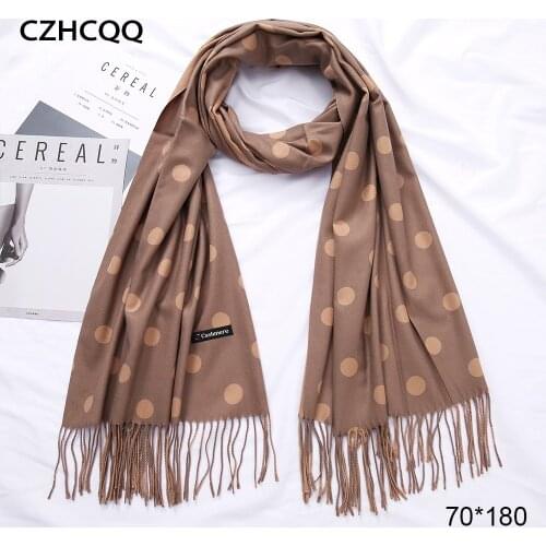 Winter Scarf Cashmere Women Foulard Wool Kerchief Bandana Trumpet Sjaals Voor Dames Plaid Poncho Women Scarf For Ladies