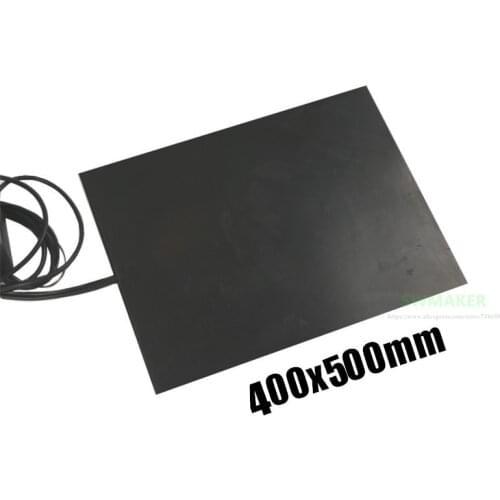 400x500mm 1000W 3D Printer Heat Bed Silicone Rubber Heater 400*500mm Electric Heating Pad