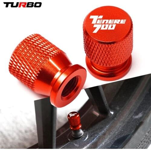 CNC Aluminum Tire Valve Air Port Cover Caps Motorcycle Accessories for Yamaha Tenere 700 T700 Tenere700 2019 2020 2021