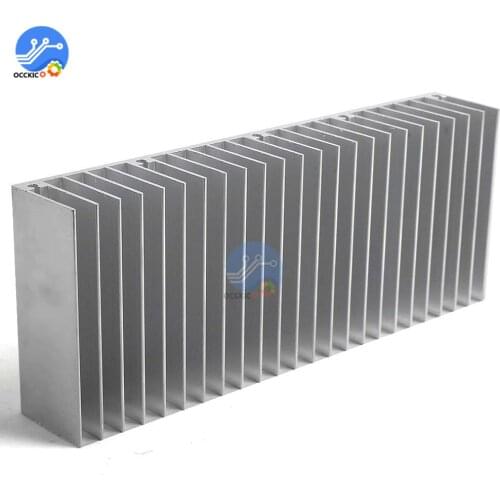 60x150x25mm Aluminum Heat Sink Radiator Cooling Cooler for LED Transistor IC PBC Chip Heat Dissipation