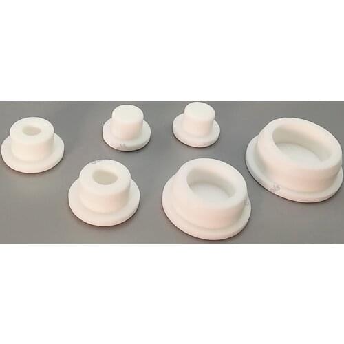 10PCS White 2.7mm-7.5mm Silicone Rubber Male Hole Caps T Type Plug Waterproof Seal Stopper Blanking End Cap