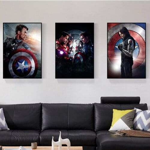 Diy 5D Diamond Painting Marvel Captain America Cross Stitch Kits Home Decor Diamond Embroidery Full Mosaic Art Picture