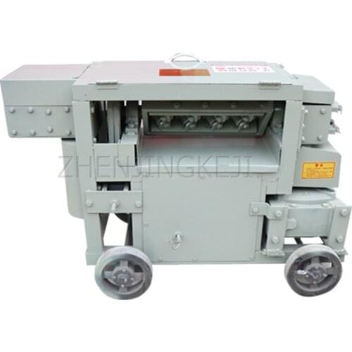 Scrap Steel Straightening Machine Tools 5.5KW Rebar Round Bar Refurbishment Construction Site Waste Recycling Building Equipment