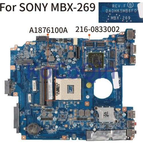 MBX-269 For SONY SVE151 SVE1512 Notebook Mainboard A1876100A DA0HK5MB6F0 216-0833002 SLJ8E Laptop Motherboard DDR3