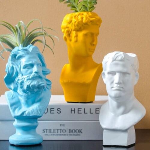 VENUS MODEL FLOWERPOT CREATIVITY DESKTOP SIMULATION FLOWER ARRANGEMENT CONTAINER MODERN HOME DECOR ORNAMENTS ART SCULPTURE MODEL