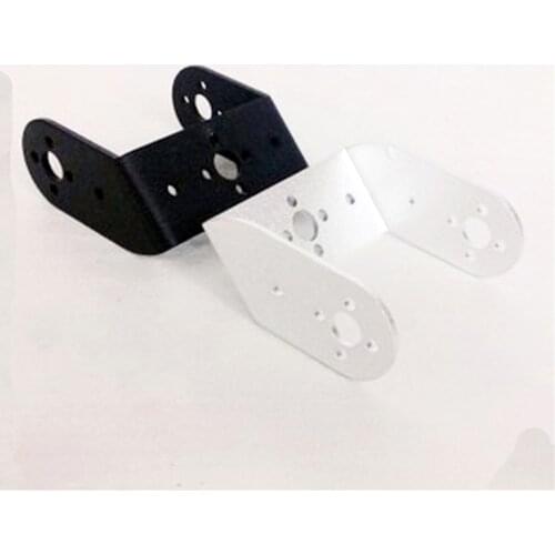 DIY Inclined U-Shaped Bracket Metal Servo Fixed Bracket Aluminum Alloy Pan&Tilt Stand For Smart Robotic/Robot Arm Accessories