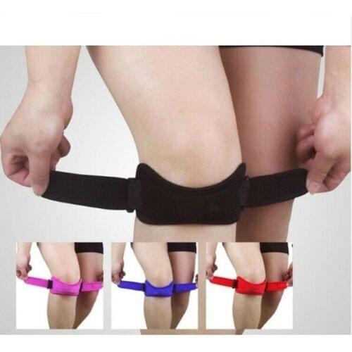 2021 Newest Adjustable Magnetic Neoprene Knee Support Brace Velcro Strap Protector Patella Tendon Brace Support Wrap Sports Gym