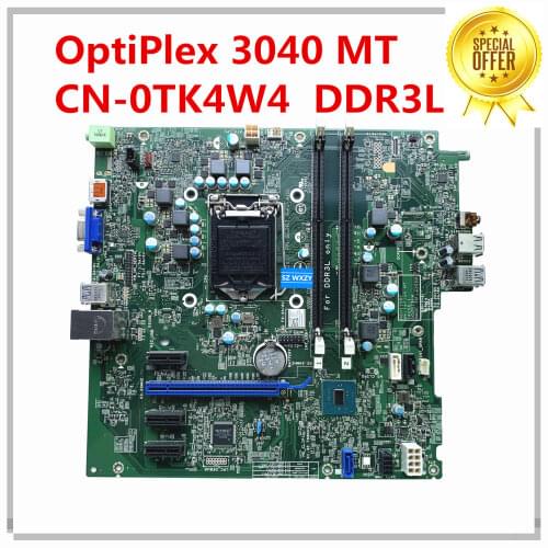 Original For DELL OptiPlex 3040 MT Desktop Motherboard 0TK4W4 TK4W4 Socket 1151 LGA DDR3L MB 100% Tested Fast Ship