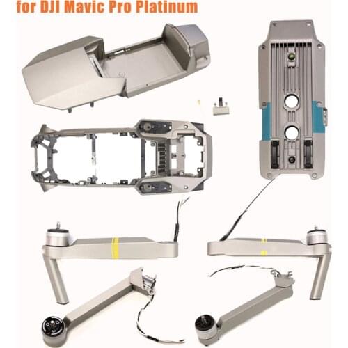 Original Motor Arms Body Middle Frame Bottom Shell Upper Cover Case RC Drone Replacement Repair Parts for DJI Mavic Pro Platinum
