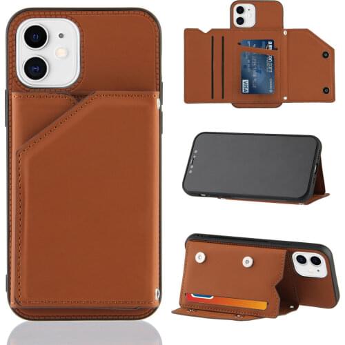 Luxury Flip Leather Wallet Case For iPhone 12 11 Pro XS Max X XS XR Funda Card Slots Phone Bag Cover For iPhone 6 7 8 Plus Coque