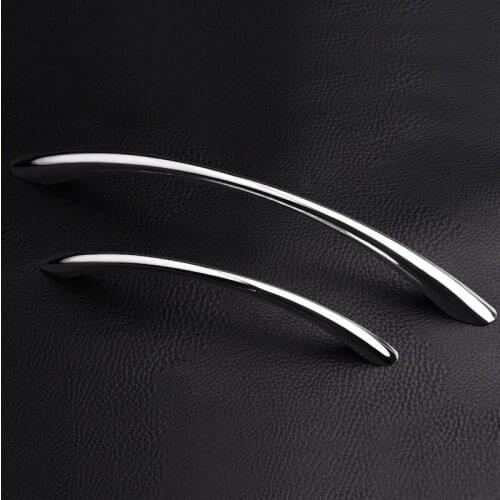 Plated Chrome Nickel Brushed Handle Zinc Alloy Cabinet Pull Wardrobe Knob