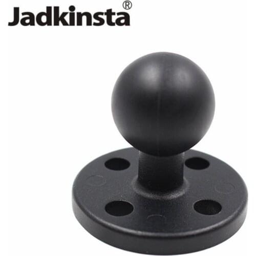 Jadkinsta 1 inch Ballhead to 45mm Diameter Round Base Holder for AMPS Hole Pattern Gopro Equipment Base Holder