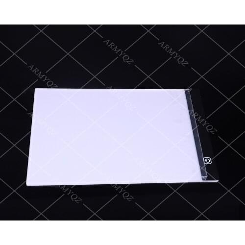 PDMDOG A3/4/5 LED Light Pad for Round Diamond Painting Set, USB Powered 5D Diamond Embroidery Accessories Light Board Tools Kit