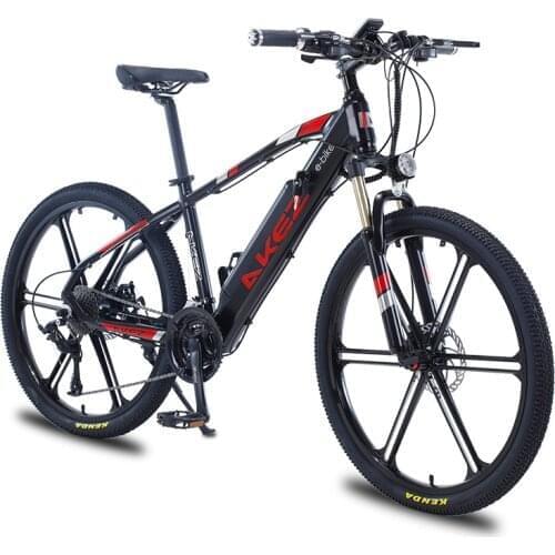 26 Inches Variable Speed Bicycle 36V Lithium-ion Battery Hidden Aluminum Alloy Mountain Bike