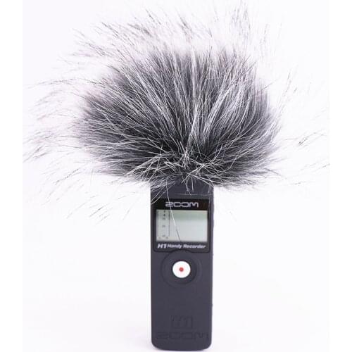 Blue Mantis Dead Cat Artifical Fur Windscreen Muff Windshield For Zoom H1N Wind Muffler windproof Cover For Reduce Wind Noise