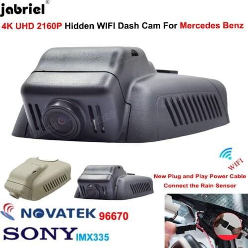 4K 2160P New Plug And Play Wifi Car Dvr Dash Cam Video Recorder for Mercedes Benz C Class w203 w204 E Class w211 w212 GLK X204