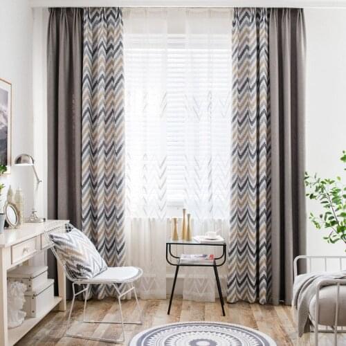 {byetee} Blackout Curtains For Living Room Window Curtain Curtains And Tulle For Kitchen Stitching Bedroom Cortains Drapes