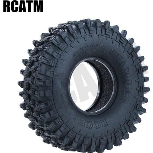 1:10 RC Car 1.9 Inch Off Road Tire Climb Rubber Tyre For 1/10 RC Crawler Car TRX4 TRX6 SCX10 III AX103007 D90 D110 Gen8 90046