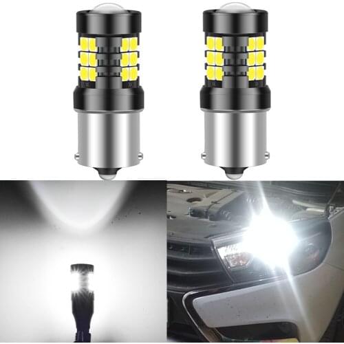 2x S25 1156 BA15S P21W LED Turn Signal Light T15 W16W LED Bulb Reserve Lamps For skoda octavia 2 3 a5 karoq fabia 2 1 yeti rapid