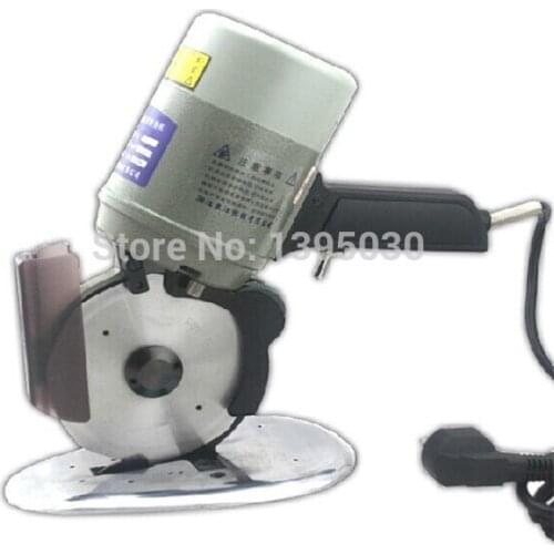 Electric Round Knife Cloth Scissors Saw 125mm Handheld Fabric Cutting Machine Fast Speed Cloth Shearing Cutter Machine YJ-125