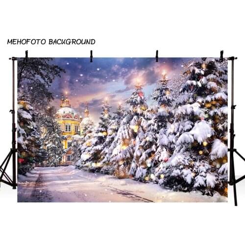 Photography Backdrops Christmas Background Fireplace Tree Winter Snow Window Interior Baby Birthday Background For Photo Studio