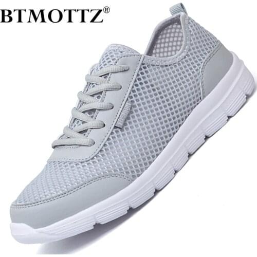 Summer Mesh Men Shoes Casual Lightweight Sneakers Men Couple Lace-up Walking Shoes Breathable Designer Mens Loafers Size 35-48