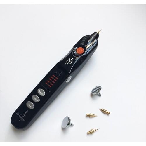 New Black Fibroblast Plasma Pen for face eyelid lifting, Wrinkle Removal Mole Removal spot removal Tattoo Removal