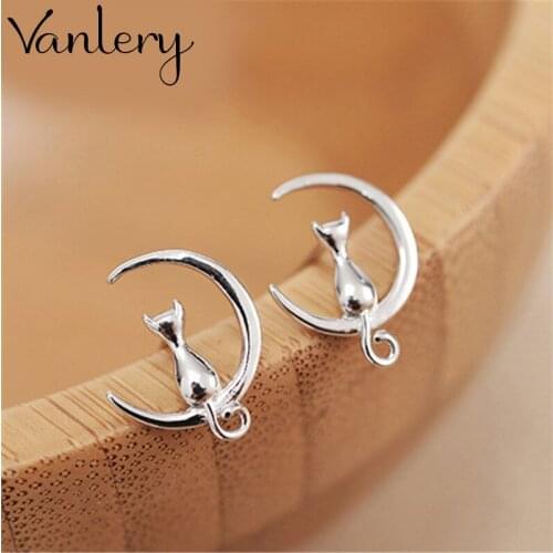 New Arrivals Korean Style Moon Cat Earrings For Women Lady Bridal Earrings Girls Gifts Pendientes Brincos 2021