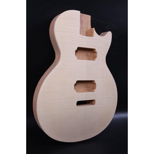 One electric guitar body AND 1pcs mahogany made and maple top high quality