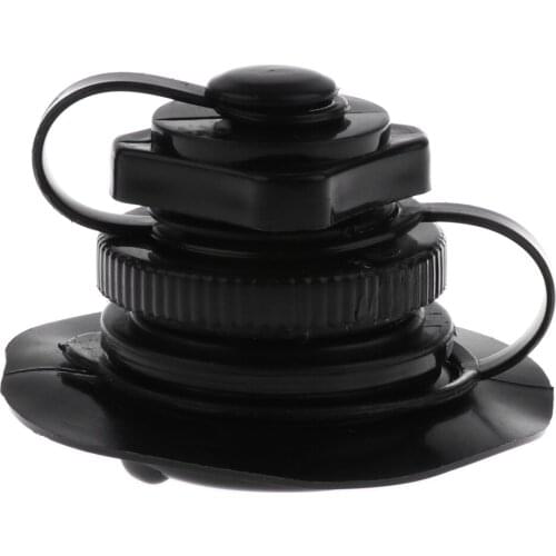 Plastic Air Valve Caps with Base for Inflatable Kayak Rubber Boat Canoe Pool Raft Dinghy Tender