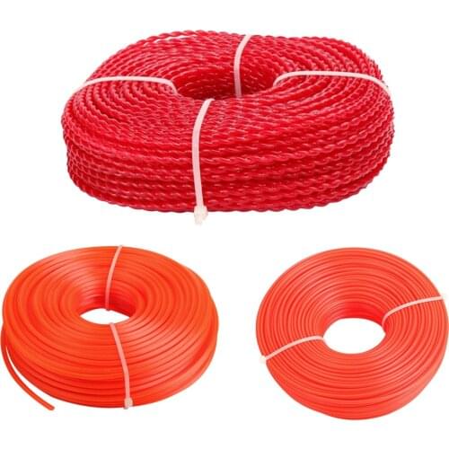 Professional Fine Quality Mowing Nylon Trimmer Rope Brush Cutter Strimmer Line Mowing Wire Lawn Mower Accessories DIY realistic