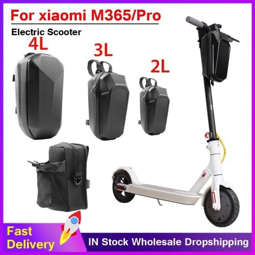 2/3/4L Electric Scooter Front Bag For Xiaomi M365 Accessories Universal Scooter Bag Waterproof Front Storage Hanging Bag