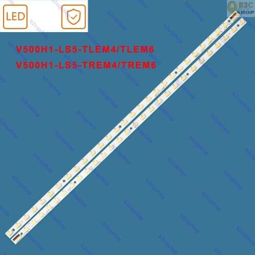 2pcs/set LED Lamp strip TV backlight V500H1-LS5-TREM4 for TCL LE50D8800 Toshiba 50EL300C