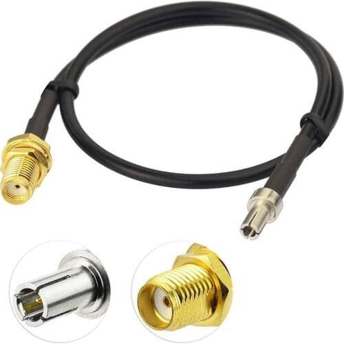 TS9 Male To SMA Female Jack RG174 Cable For 3G 4G ZTE Huawei Modem 18cm