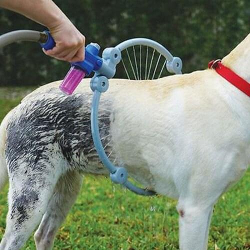 360 Degree Pet Bath Dog Cat Bathing Cleaner Shower Tool Kit Cleaning Woof Washer 360 By Bulb Head Perfect Dog Washing Station
