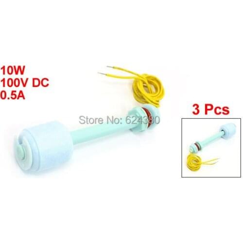 ZP8510 Fish Tank Pool Liquid Water Level Sensor Vertical P.P PP Float Switch Blue x 1 Bag ( 3 Pcs)