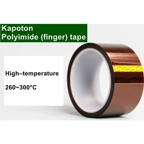 1 Rolls Width 150mm x 33m Heat Resistant Silicone Adhesive Polyimide Tapes